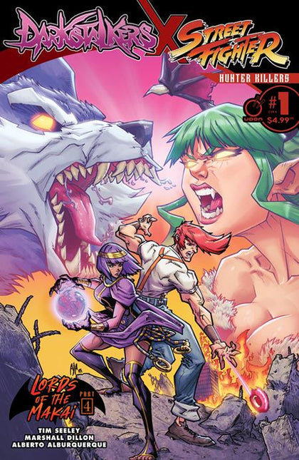 DARKSTALKERS X STREET FIGHTER HUNTER KILLERS #1 (ONE SHOT) CVR A ALBERTO ALBURQUERQUE (PRE-ORDER: 02/25/2026)