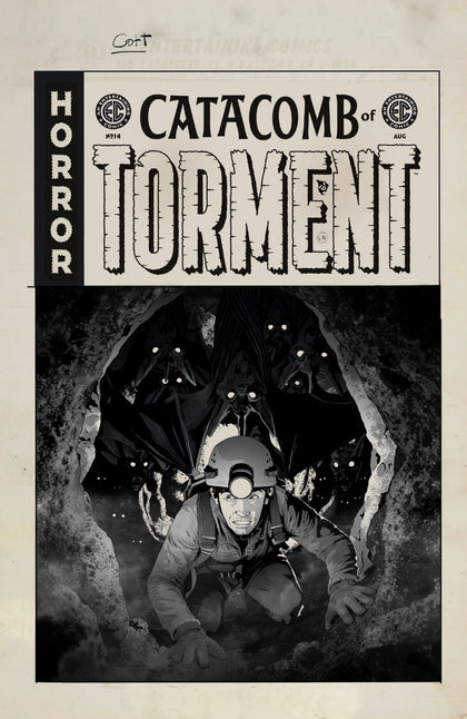 EC CATACOMB OF TORMENT #14 CVR D INC 1:20 DANNY LUCKERT B&W ARTIST EDITION VAR (PRE-ORDER: 08/26/2026)