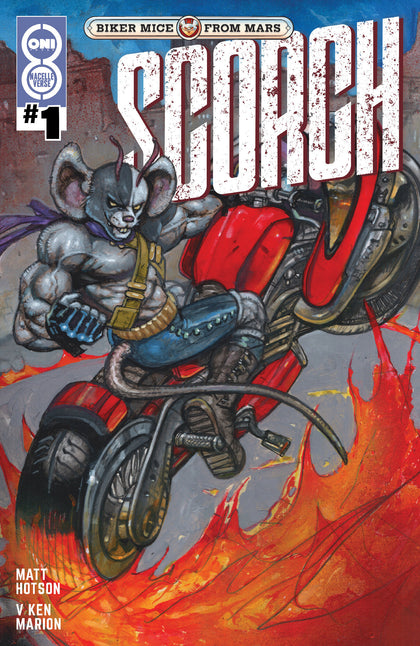 BIKER MICE FROM MARS SCORCH #1 CVR F INC 1:20 SIMON BISLEY VAR (PRE-ORDER: 08/12/2026)