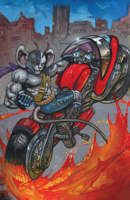 BIKER MICE FROM MARS SCORCH #1 CVR G INC 1:50 SIMON BISLEY FULL ART VAR (PRE-ORDER: 08/12/2026)