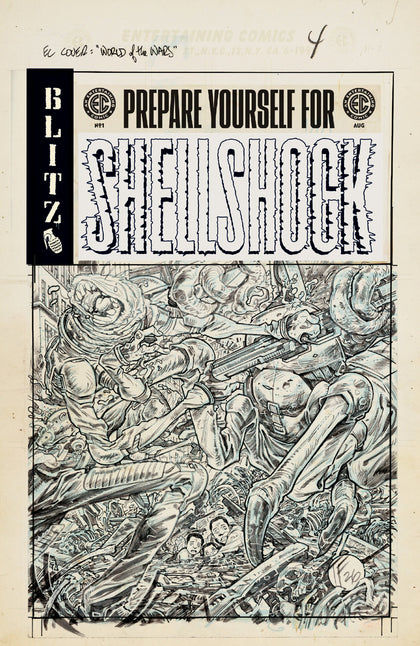 EC SHELLSHOCK #1 CVR F INC 1:20 TOM FOWLER B&W ARTIST EDITION VAR (PRE-ORDER: 08/19/2026)