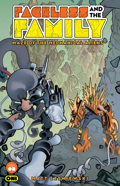 FACELESS AND THE FAMILY MAZE OF THE MECHANICAL ALIENS #2 CVR A MATT LESNIEWSKI (PRE-ORDER: 08/12/2026)