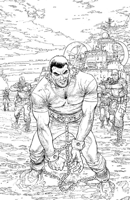 FORT PSYCHO #1 CVR H INC 1:20 DUSTIN WEAVER B&W VAR (PRE-ORDER: 08/05/2026)