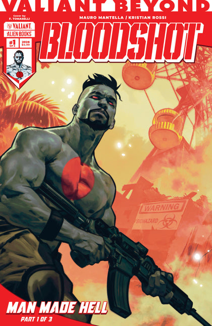 Valiant Beyond: Bloodshot #4--Man Made Hell #1 Variant B (Tomaselli) (PRE-ORDER: 06/24/2026)