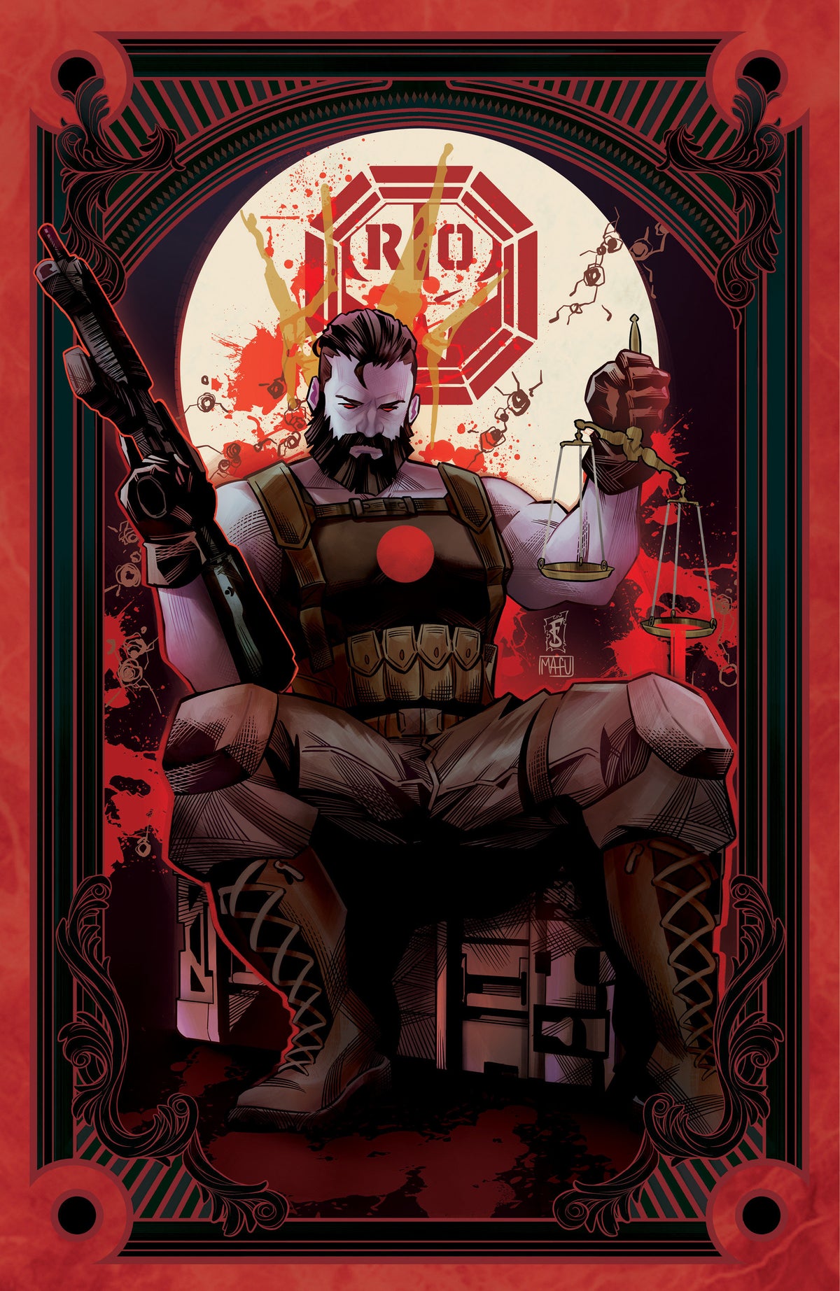 Valiant Beyond: Bloodshot #7--Toy Soldiers #1 Variant B (Sabbatini Full Art Tarot Variant) (PRE-ORDER: 11/11/2026)