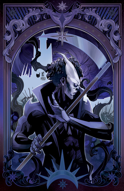 Valiant Beyond: Tales of the Shadowman Finale--Darque Legacy Variant B (Sabbatini Full Art Tarot Variant) (PRE-ORDER: 10/28/2026)