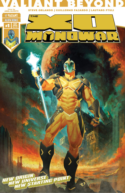 Valiant Beyond: The X-O Manowar #1 Cover A (Olivetti) (PRE-ORDER: 09/17/2025)