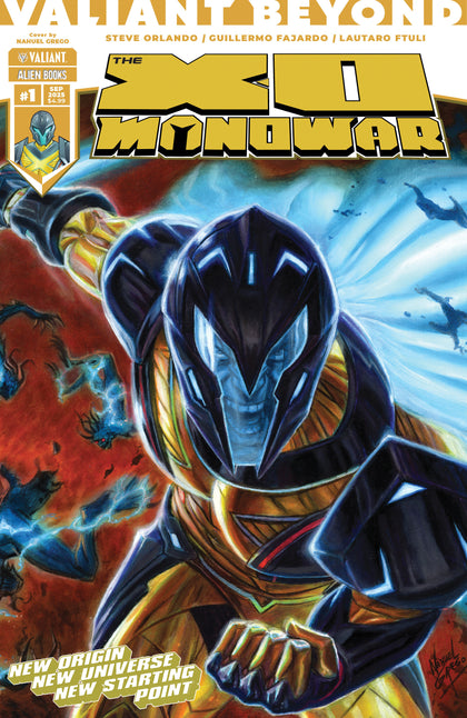 Valiant Beyond: The X-O Manowar #1 Variant B (Grego Wraparound Variant) (PRE-ORDER: 09/17/2025)
