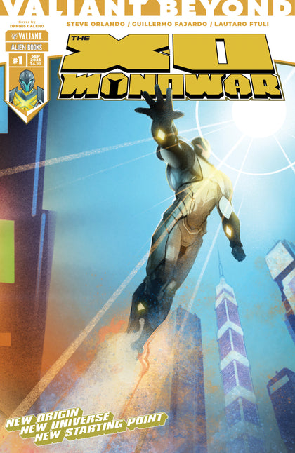 Valiant Beyond: The X-O Manowar #1 Variant C (Calero Connecting Variant) (PRE-ORDER: 09/17/2025)