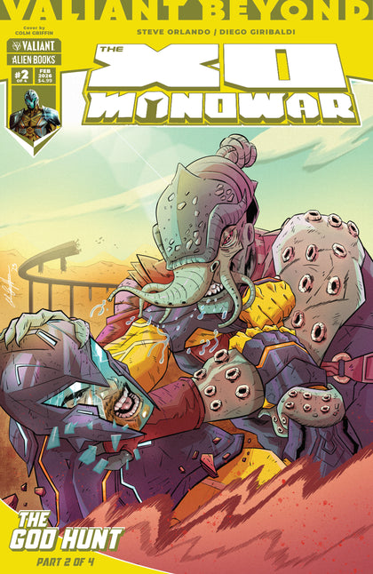 Valiant Beyond: The X-O Manowar #6--The God Hunt #2 Cover A (Griffin) (PRE-ORDER: 02/18/2026)