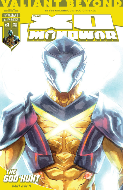 Valiant Beyond: The X-O Manowar #6--The God Hunt #2 Variant B (Mele) (PRE-ORDER: 02/18/2026)