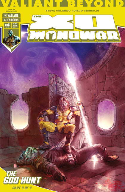 Valiant Beyond: The X-O Manowar #8--The God Hunt #4 Variant B (Bufi) (PRE-ORDER: 04/15/2026)