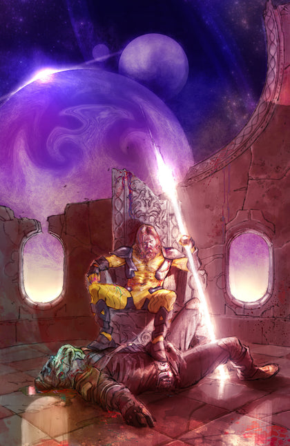 Valiant Beyond: The X-O Manowar #8--The God Hunt #4 Variant D (Bufi Full Art) (PRE-ORDER: 04/15/2026)