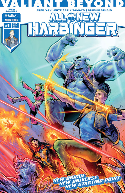 Valiant Beyond: All-New Harbinger #1 Variant B (Fajardo Wraparound Variant) (PRE-ORDER: 09/10/2025)