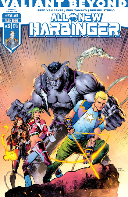 Valiant Beyond: All-New Harbinger #3 Variant B (Kotian) (PRE-ORDER: 11/19/2025)