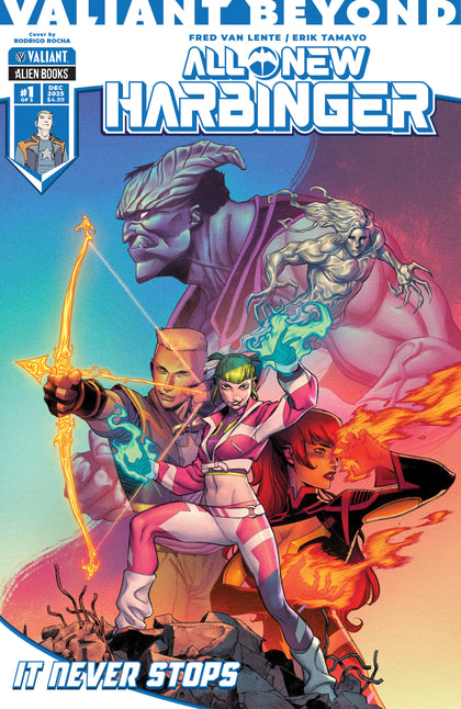 Valiant Beyond: All-New Harbinger #4--It Never Stops #1 Cover A (Rocha) (PRE-ORDER: 12/24/2025)