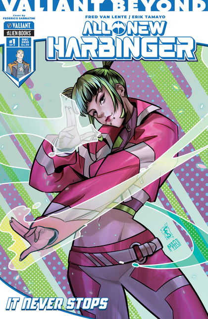 Valiant Beyond: All-New Harbinger #4--It Never Stops #1 Variant B (Sabbatini) (PRE-ORDER: 12/24/2025)