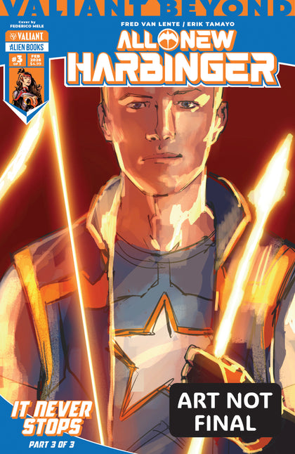 Valiant Beyond: All-New Harbinger #6--It Never Stops #3 Variant B (Mele) (PRE-ORDER: 03/25/2026)