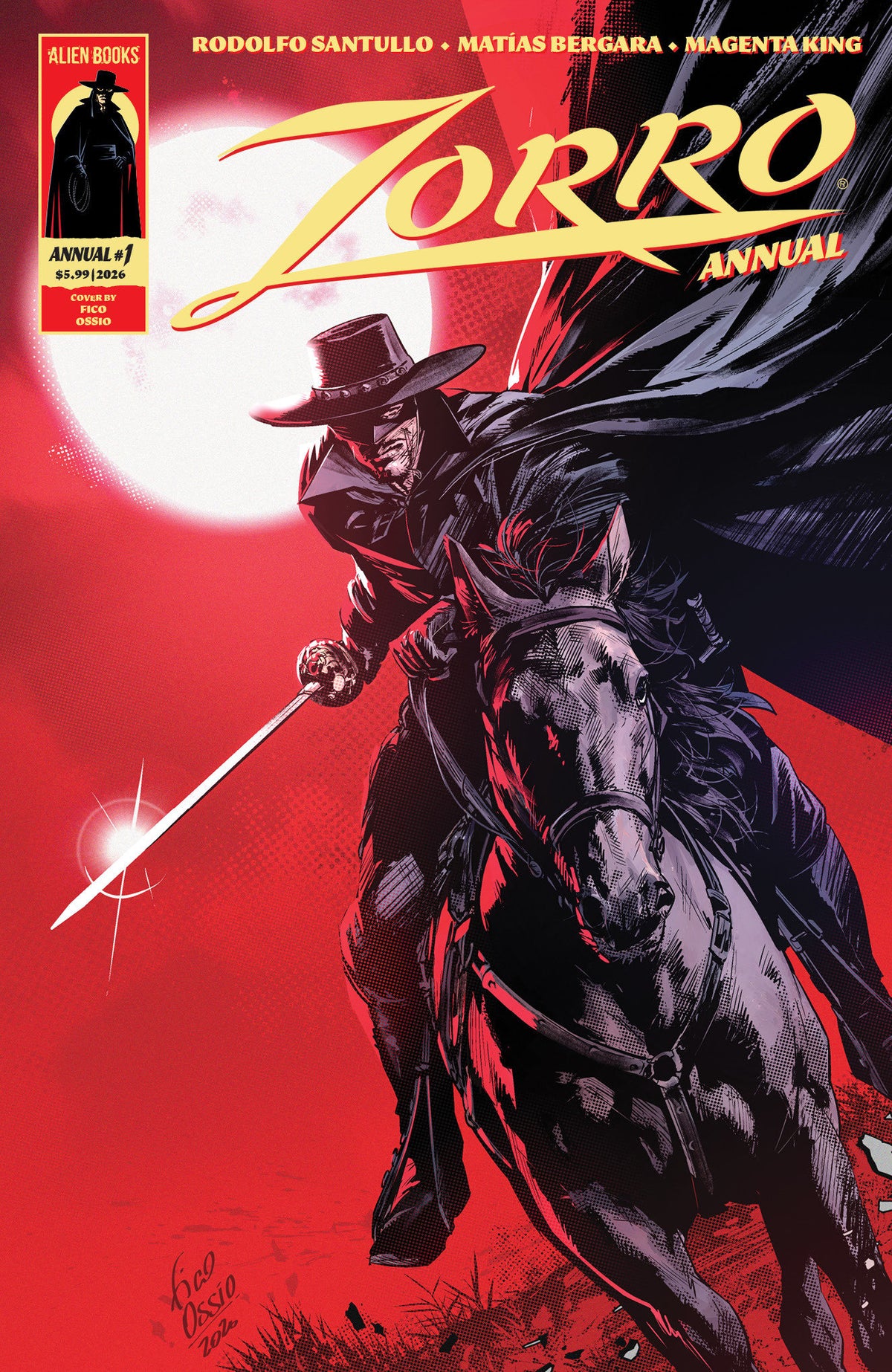 Zorro Annual #1 Variant B (Ossio) (PRE-ORDER: 12/16/2026)