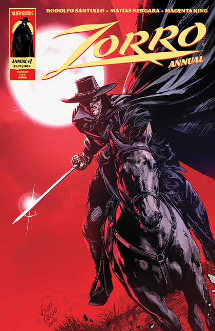 Zorro Annual #1 Variant B (Ossio) (PRE-ORDER: 12/16/2026)