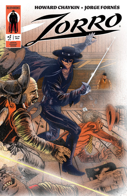 Zorro #2 Cover A (Moore Wraparound Variant) (PRE-ORDER: 07/01/2026)