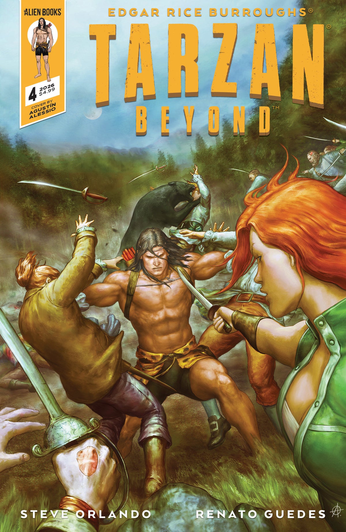 Tarzan Beyond #4 Cover A (Alessio) (PRE-ORDER: 12/16/2026)