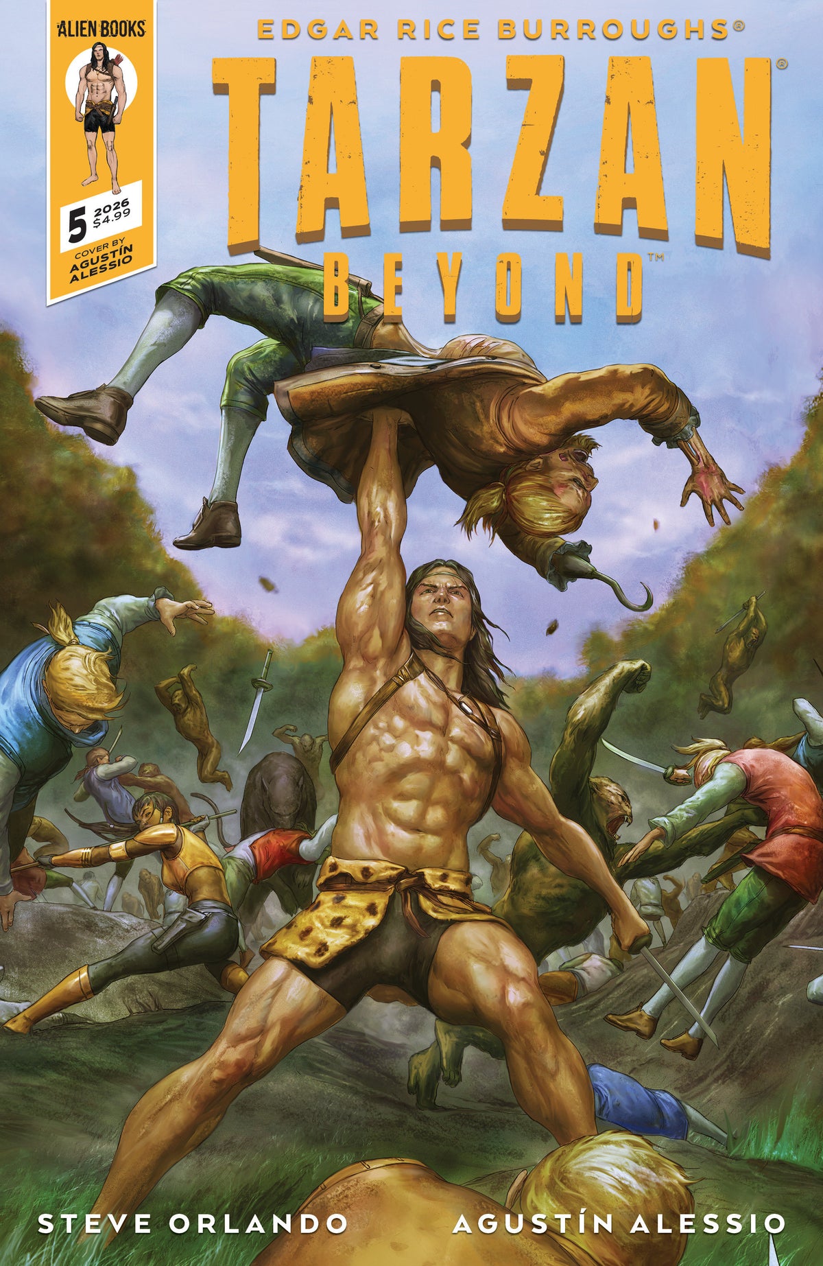 Tarzan Beyond #5 Cover A (Alessio) (PRE-ORDER: 01/20/2027)