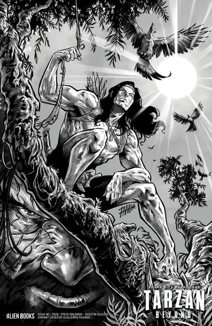 Tarzan Beyond #5 Variant D (Fajardo B&W) (PRE-ORDER: 12/23/2026)