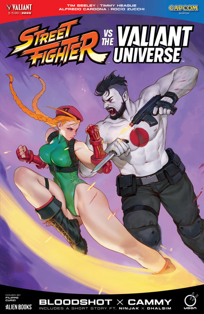 Street Fighter Vs. The Valiant Universe Special Cover A (Curzi) (PRE-ORDER: 07/29/2026)