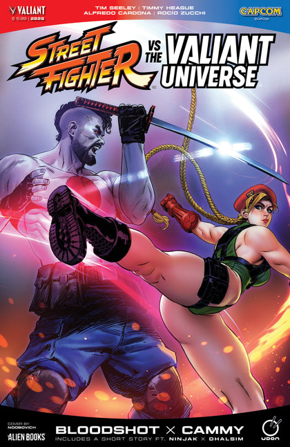 Street Fighter Vs. The Valiant Universe Special Variant D (Noobovich) (PRE-ORDER: 07/29/2026)