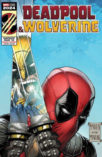 Fantastic Four #22 Steve Mcniven Deadpool & Wolverine Weapon X-traction Variant