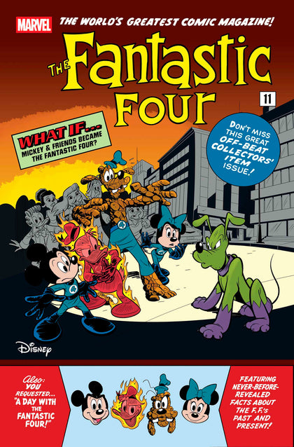 FANTASTIC FOUR #32 EMILIO URBANO DISNEY WHAT IF? FANTASTIC FOUR HOMAGE VARIANT  (PRE-ORDER: 05/21/2025)