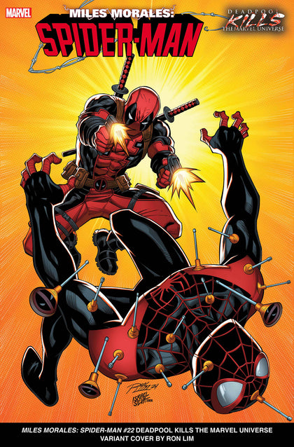 Miles Morales: Spider-man #22 Ron Lim Deadpool Kills The Marvel Universe Variant