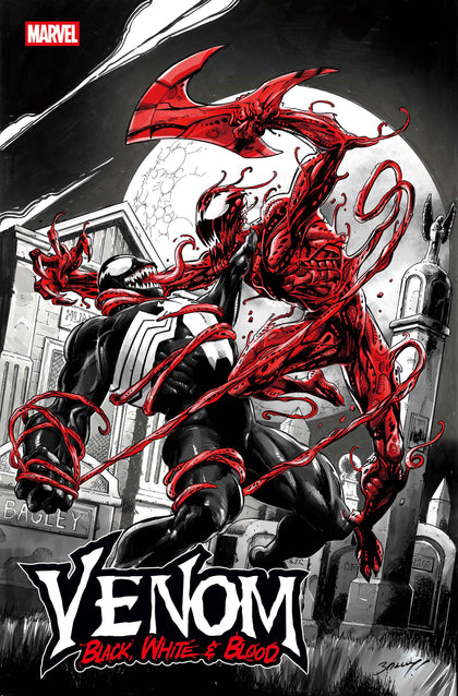 VENOM: BLACK, WHITE & BLOOD #1 MARK BAGLEY VARIANT (PRE-ORDER: 08/20/2025)