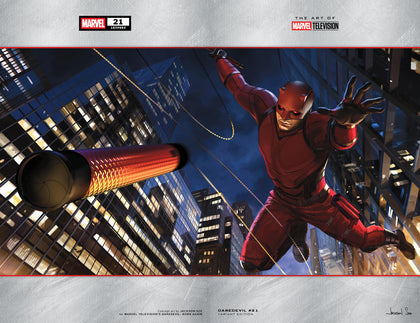 DAREDEVIL #21 JACKSON SZE MARVEL TELEVISION WRAPAROUND VARIANT (PRE-ORDER: 05/07/2025)