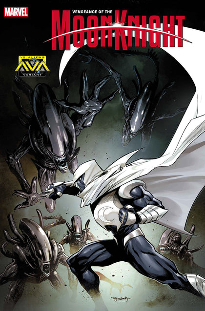 Vengeance Of The Moon Knight #7 Stephen Segovia Marvel Vs. Alien Variant