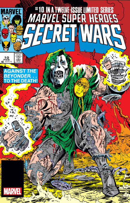 Marvel Super Heroes Secret Wars #10 Facsimile Edition Foil Variant (PRE-ORDER: 10/02/2024)