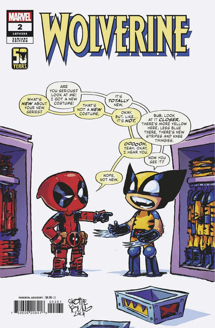 Wolverine #2 Skottie Young Variant (PRE-ORDER: 10/16/2024)