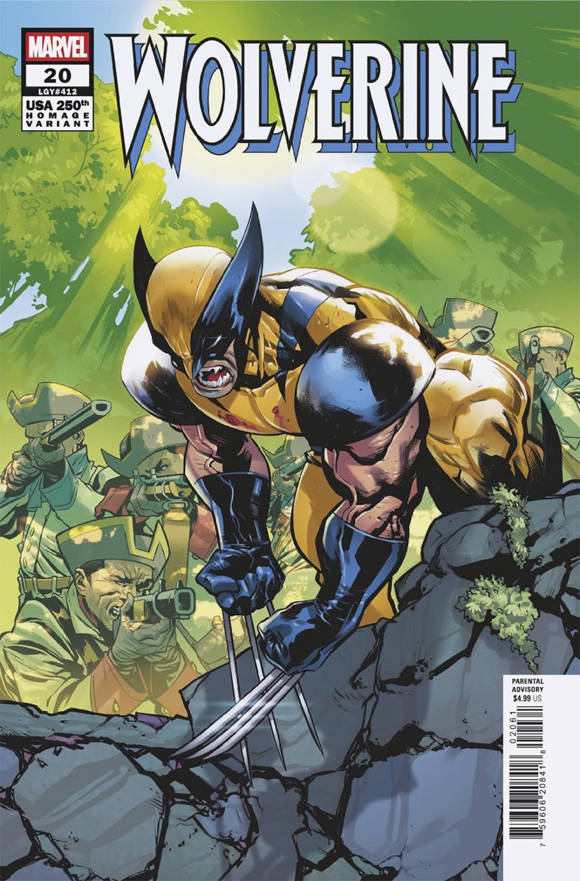 WOLVERINE #20 FRANCESCO MANNA 250TH HOMAGE VARIANT