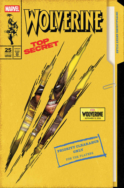 WOLVERINE #25 JOCK WOLVERINE GAME VARIANT