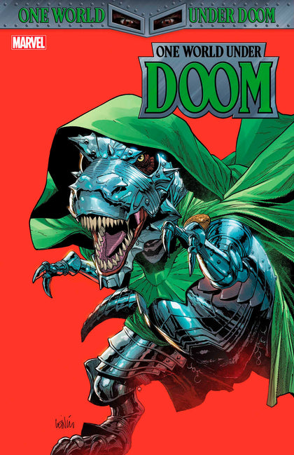 ONE WORLD UNDER DOOM #2 LEINIL YU DOOMASAUR VARIANT (PRE-ORDER: 03/19/2025)