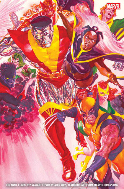 UNCANNY X-MEN #32 ALEX ROSS MARVEL DIMENSIONS VARIANT (PRE-ORDER: 07/22/2026)