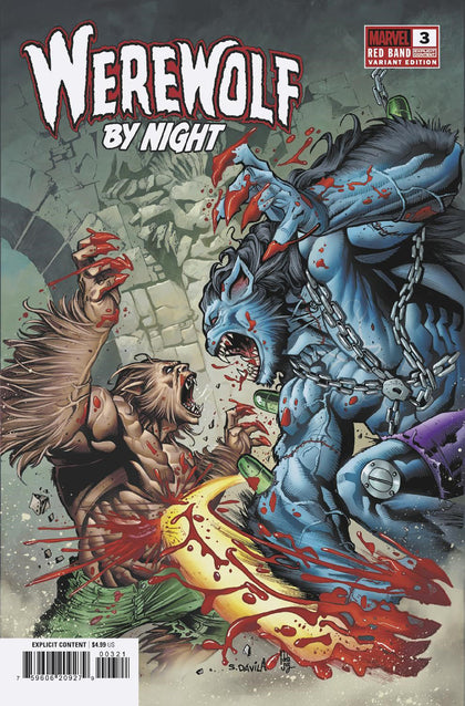 Werewolf By Night: Red Band #3 Sergio Davila Variant (PRE-ORDER: 10/23/2024)