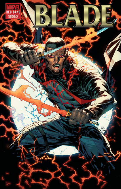 Blade: Red Band #1 Ken Lashley Red Foil Variant (PRE-ORDER: 10/09/2024)