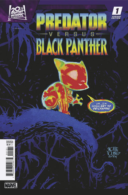 Predator Vs. Black Panther #1 Skottie Young Variant (PRE-ORDER: 08/21/2024)