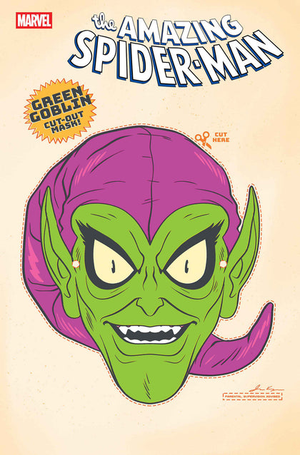 AMAZING SPIDER-MAN #12 RETRO HALLOWEEN MASK VARIANT (PRE-ORDER: 09/17/2025)