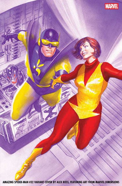 AMAZING SPIDER-MAN #32 ALEX ROSS MARVEL DIMENSIONS VARIANT (PRE-ORDER: 07/01/2026)