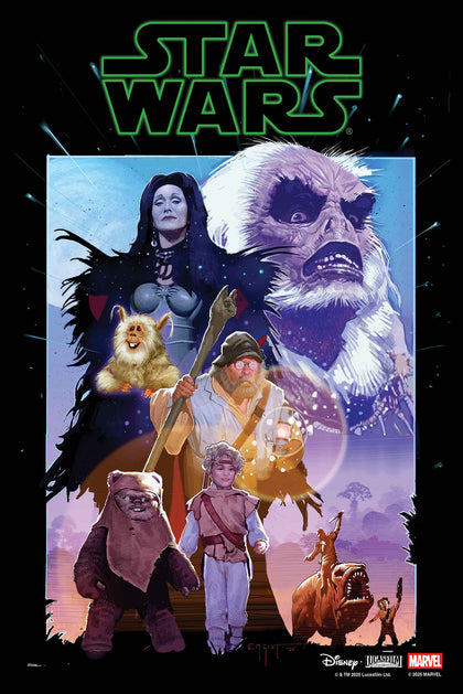 STAR WARS #7 E.M. GIST BATTLE FOR ENDOR 40TH ANNIVERSARY VARIANT (PRE-ORDER: 11/12/2025)