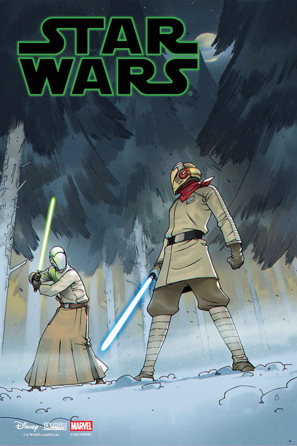STAR WARS #8 BENGAL LUKE SKYWALKER & LEIA ORGANA JEDI KNIGHTS VARIANT (PRE-ORDER: 12/24/2025)