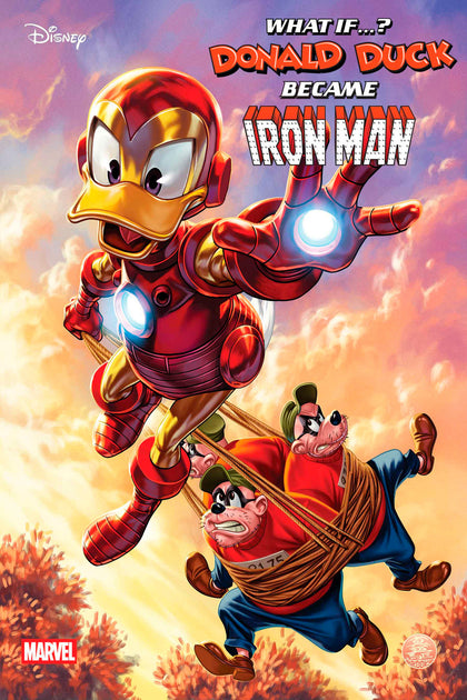MARVEL & DISNEY: WHAT IF...? DONALD DUCK BECAME IRON MAN #1 MARK BROOKS VARIANT (PRE-ORDER: 05/28/2025)